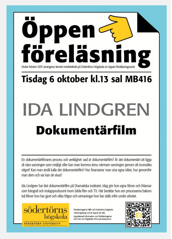 vad är dokumentärfilm - en gästföreläsning av ida lindgren