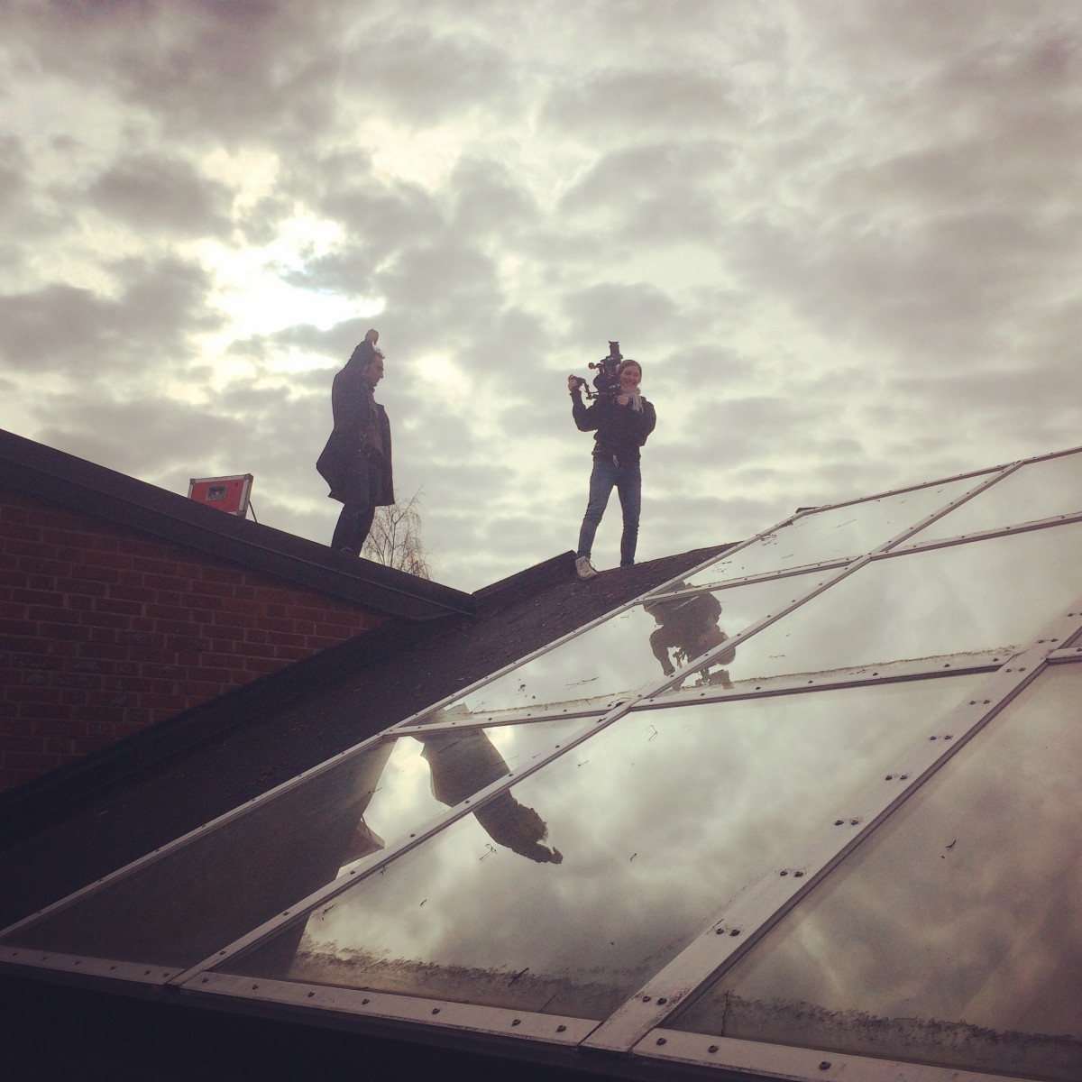 inspelning på skoltaket